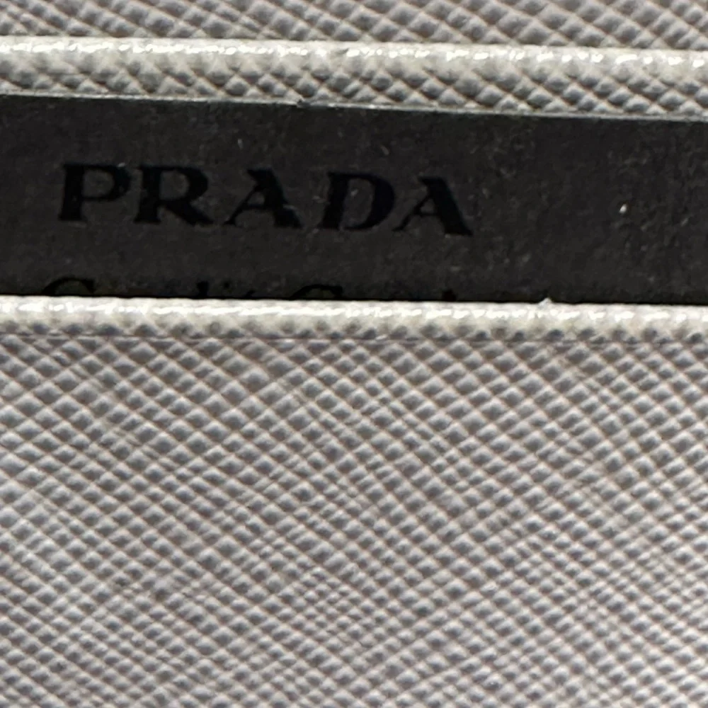 Prada Saffiano Continental Wallet in Lilac Full Inclusion EUC